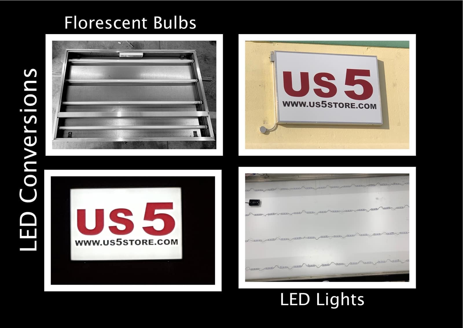 LED Conversion Action Signs